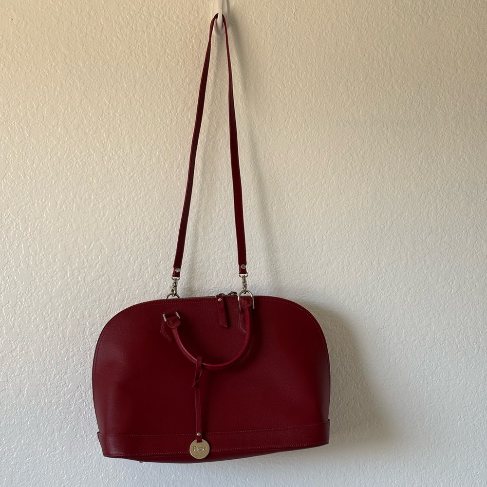 Fiore Red Leather Patch #039